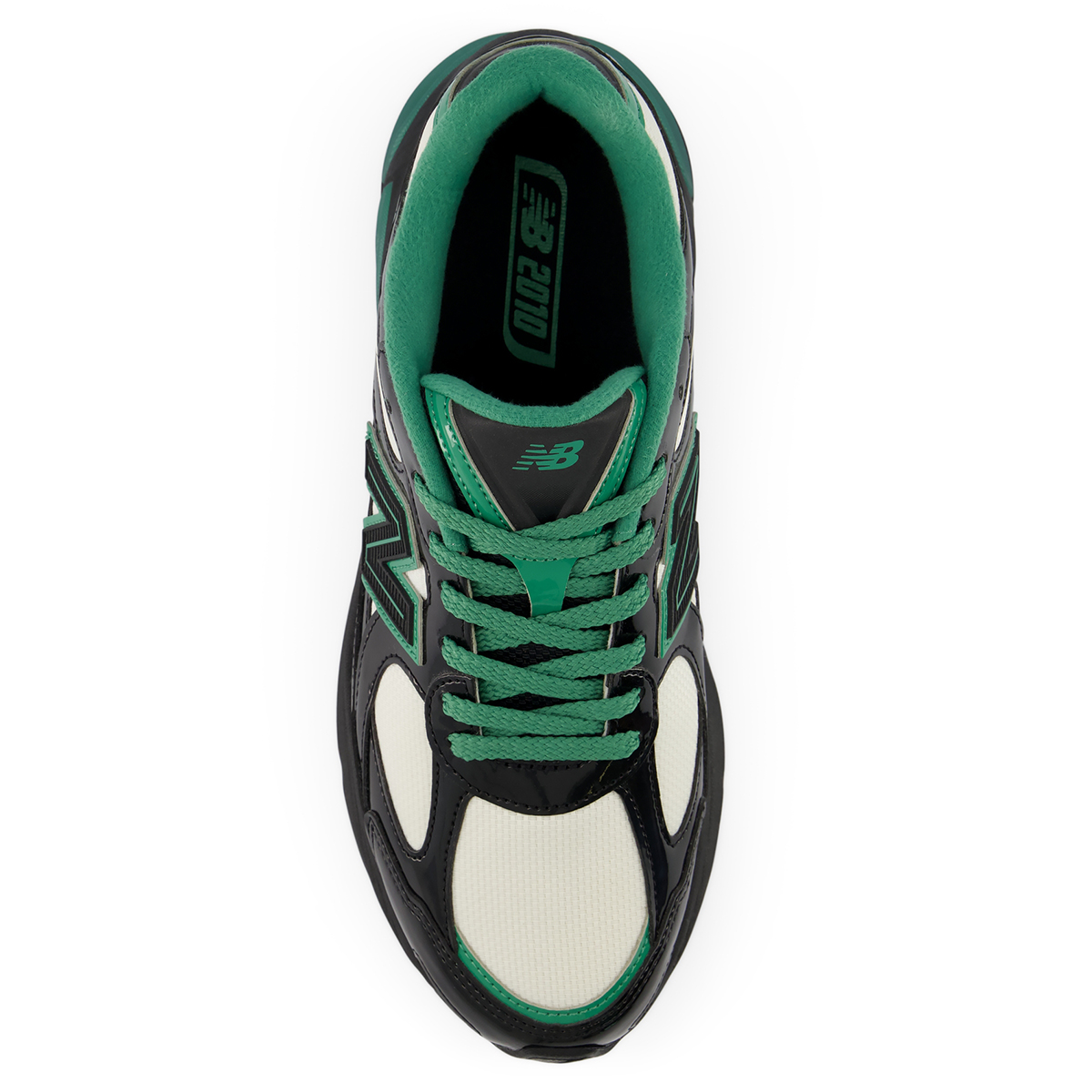 New Balance 2010 Black Green Patent Leather U20104cj 2