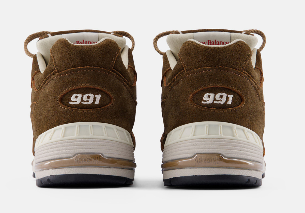 New Balance 991v1 Coffee Suede 4