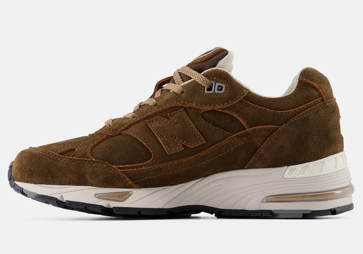 New Balance 991v1 Coffee Suede 6