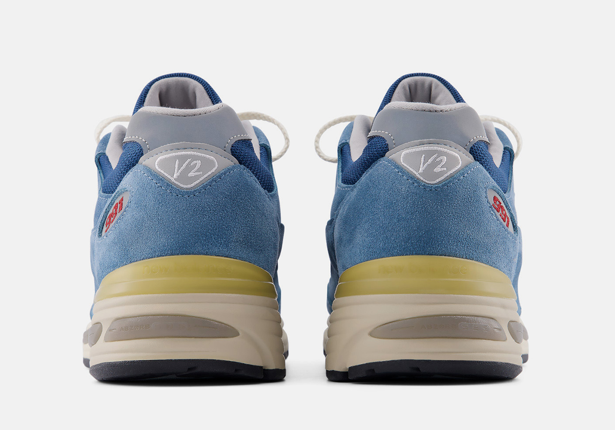 New Balance 991v2 Blue Steel Poseidon Harbor U991ws2 7