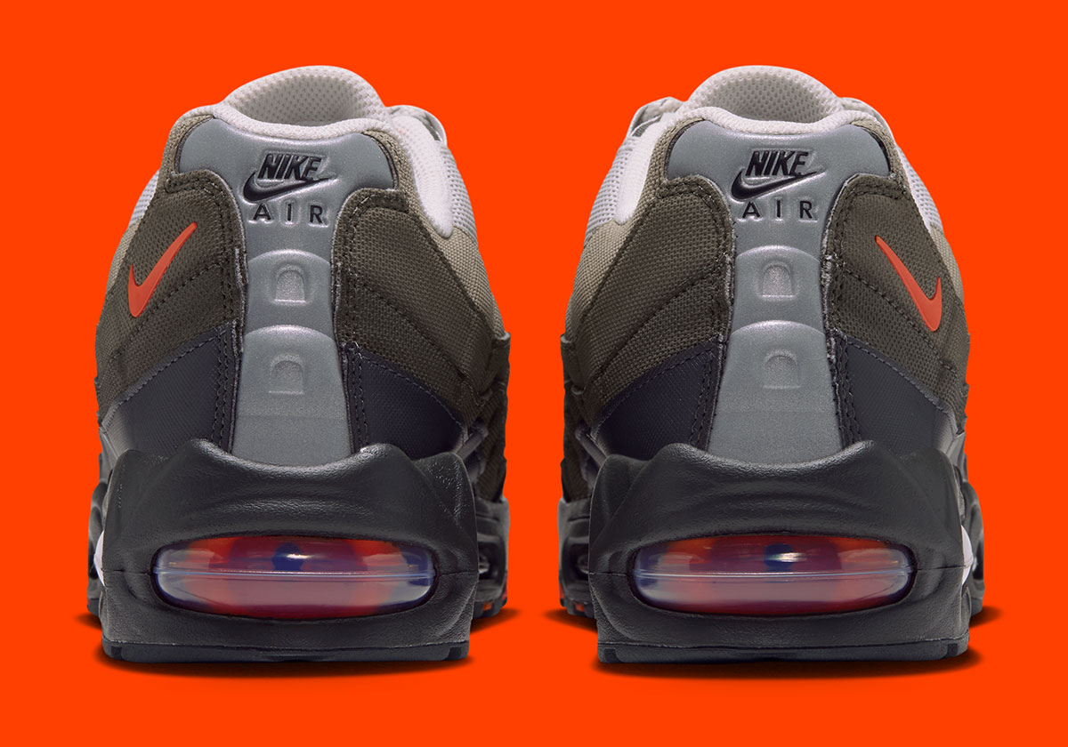 Nike Air Max 95 Light Bone Anthracite Dark Loden Safety Orange Iq7128 003 7