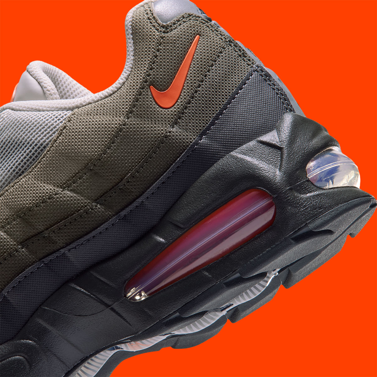 Nike Air Max 95 Light Bone Anthracite Dark Loden Safety Orange Iq7128 003 9