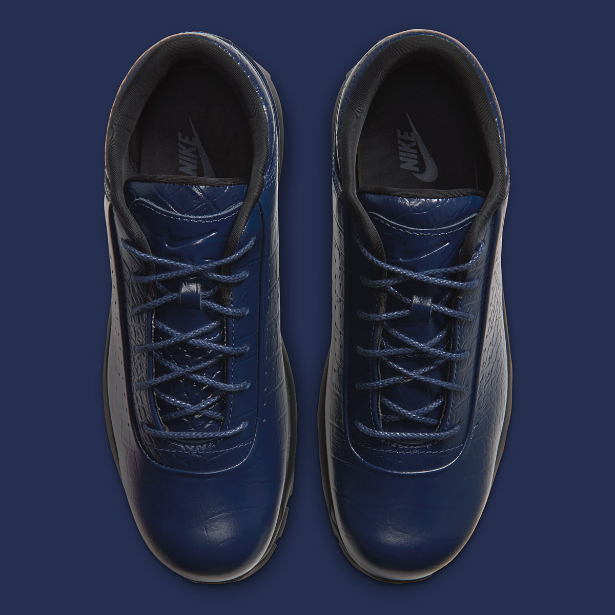 Nike Air Max Goadome Low Midnight Navy Croc Skin Iv4517 400 3