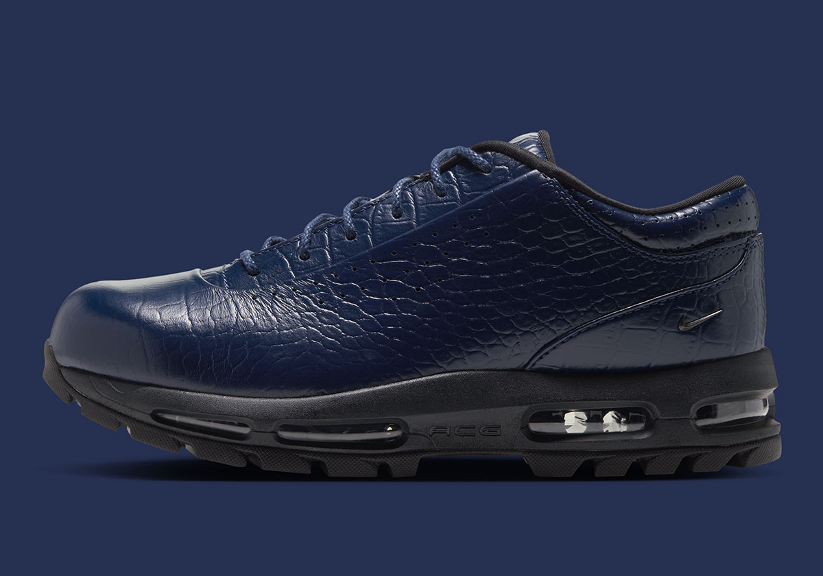 Nike Air Max Goadome Low Midnight Navy Croc Skin Iv4517 400 8