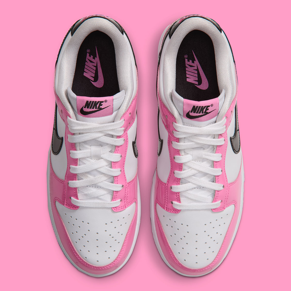 Nike Dunk Low Pink Spell Black Patent Ir2417 601 4
