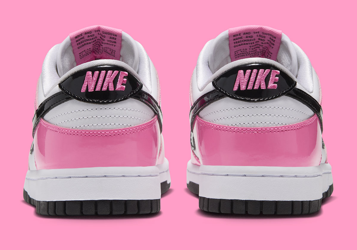 Nike Dunk Low Pink Spell Black Patent Ir2417 601 6