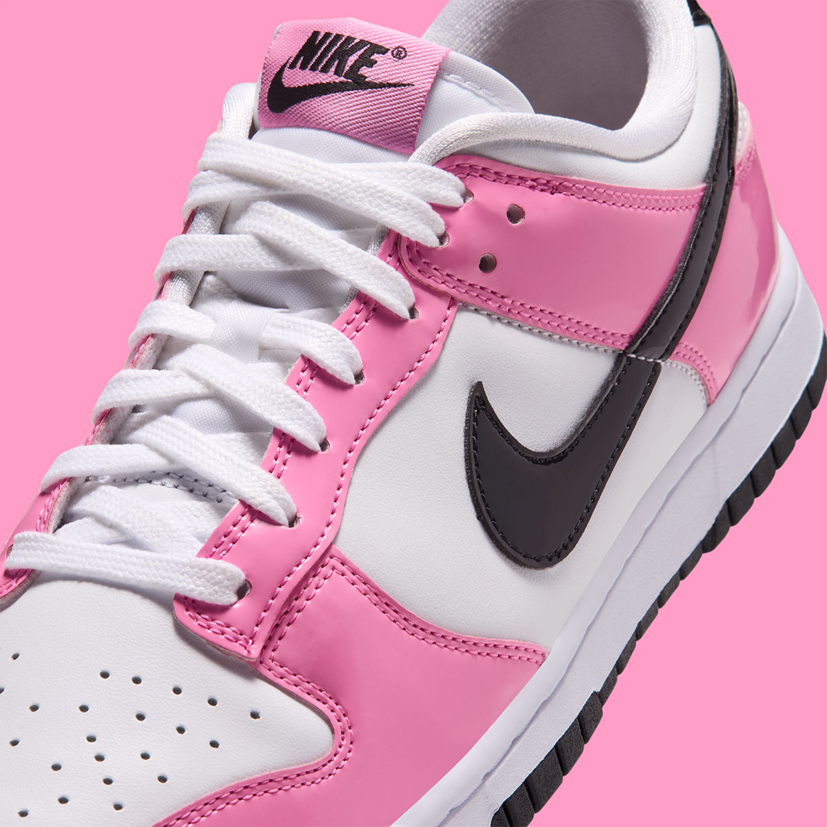 Nike Dunk Low Pink Spell Black Patent Ir2417 601 7