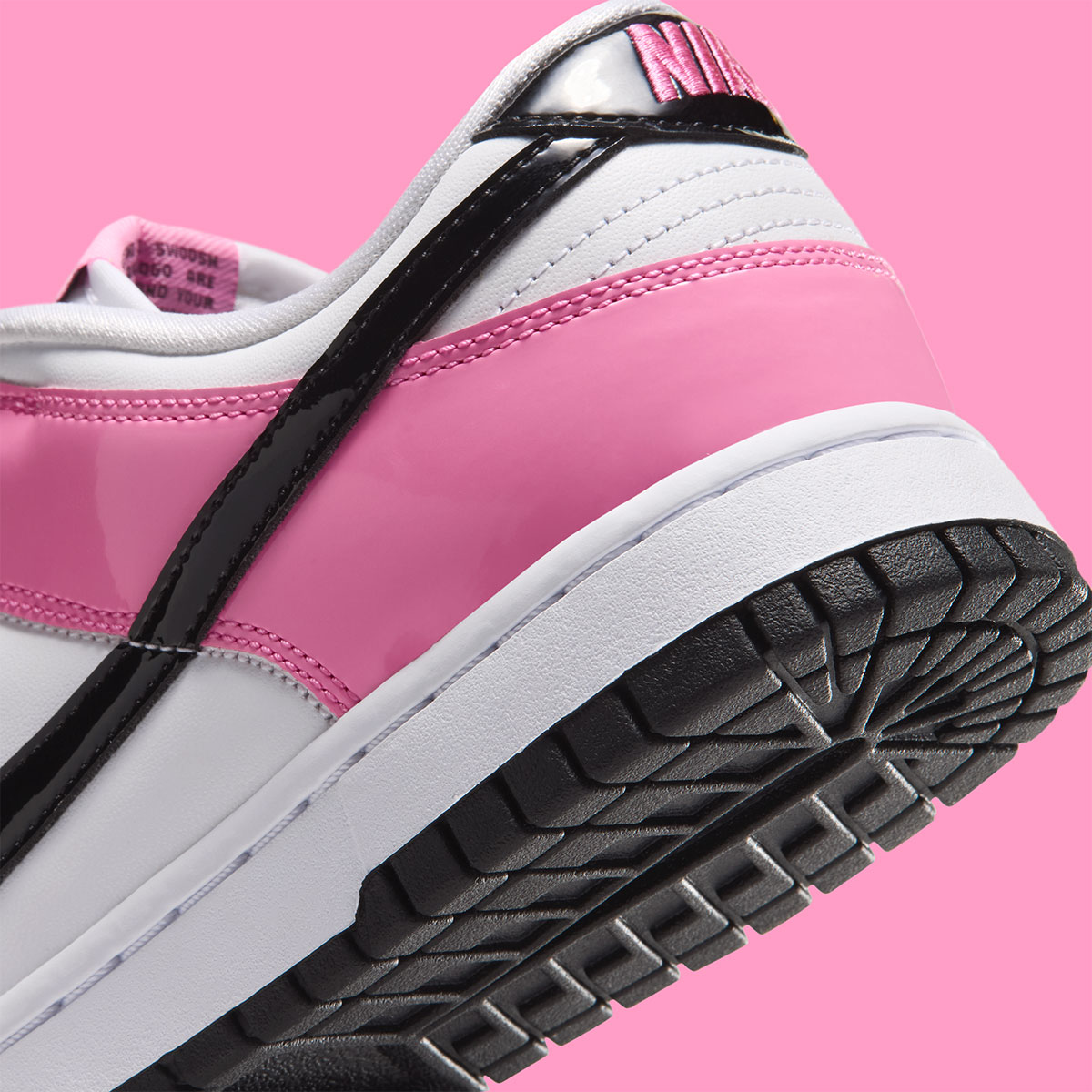 Nike Dunk Low Pink Spell Black Patent Ir2417 601 8
