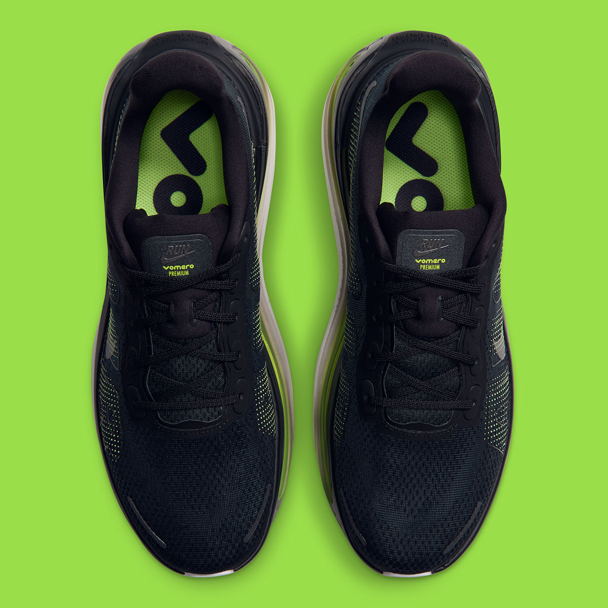 Nike Vomero Premium Black Anthracite Lemon Venom Hq2050 004 2