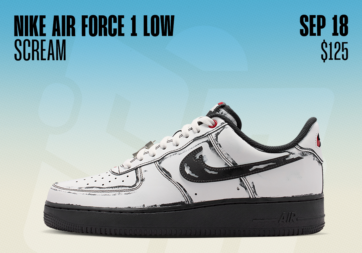 Sneaker Releases September 13 September 19 2026 Nike Air Force 1 Low Scream