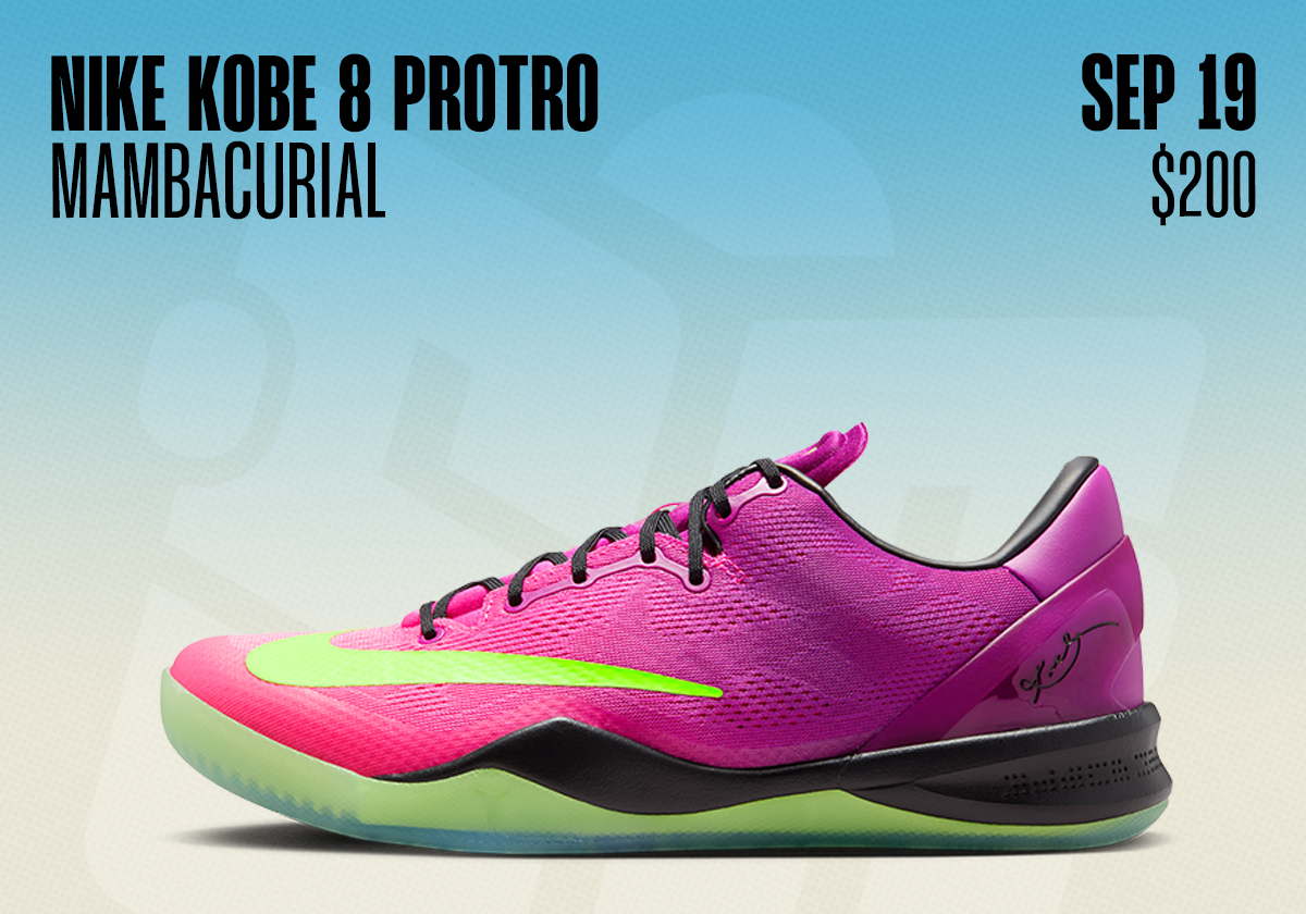 Sneaker Releases September 13 September 19 2026 Nike Kobe 8 Mambacurial