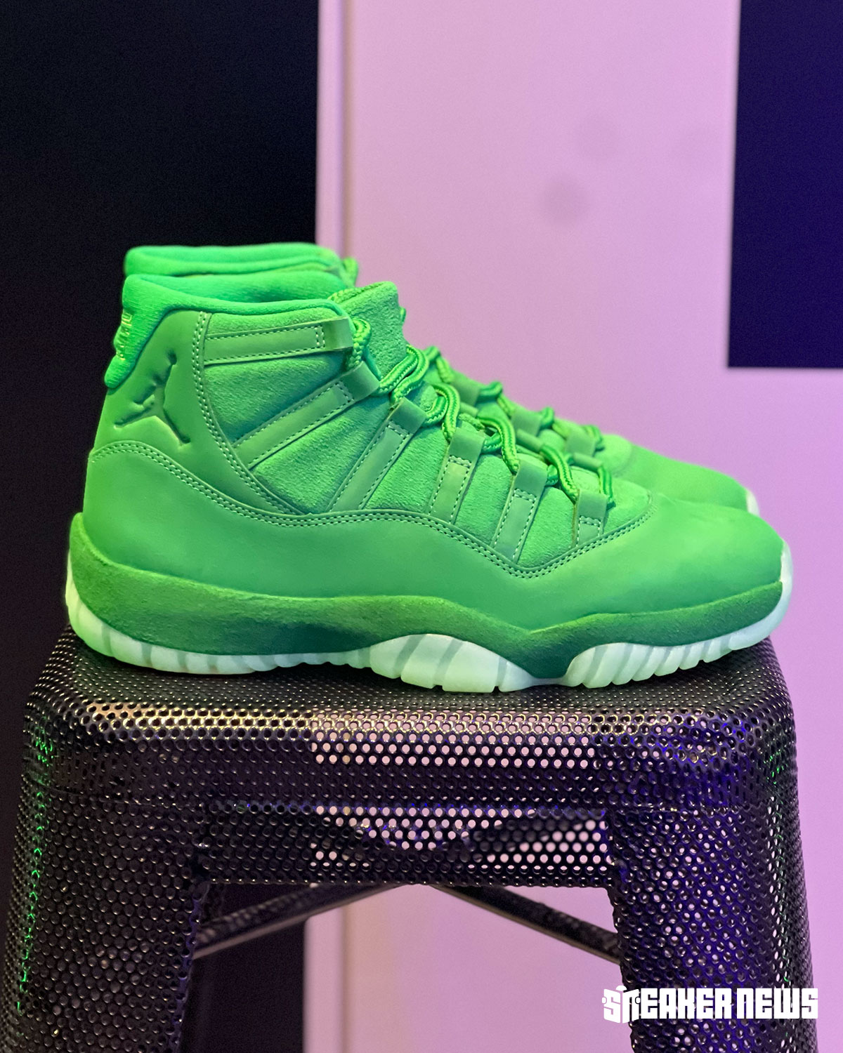 2026 Air Jordan 11 Space Jam Green Screen 1