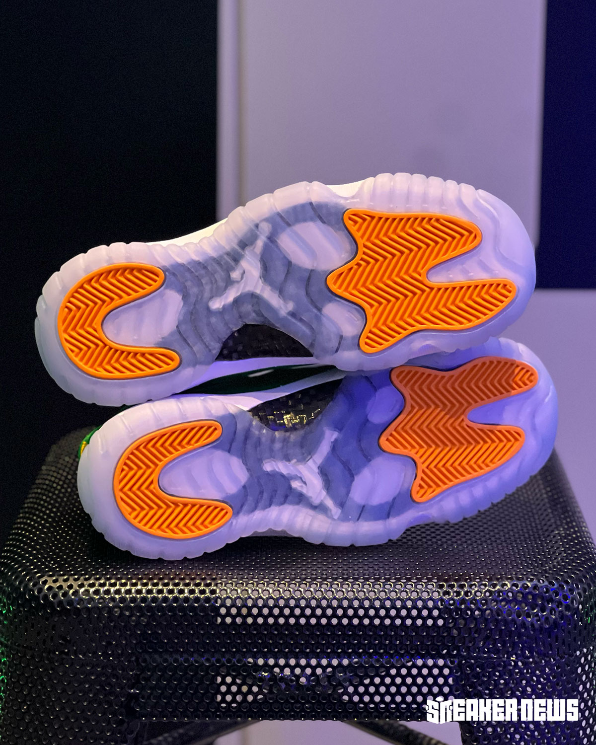 2026 Air Jordan 11 Space Jam Green Screen Gs Sample 2