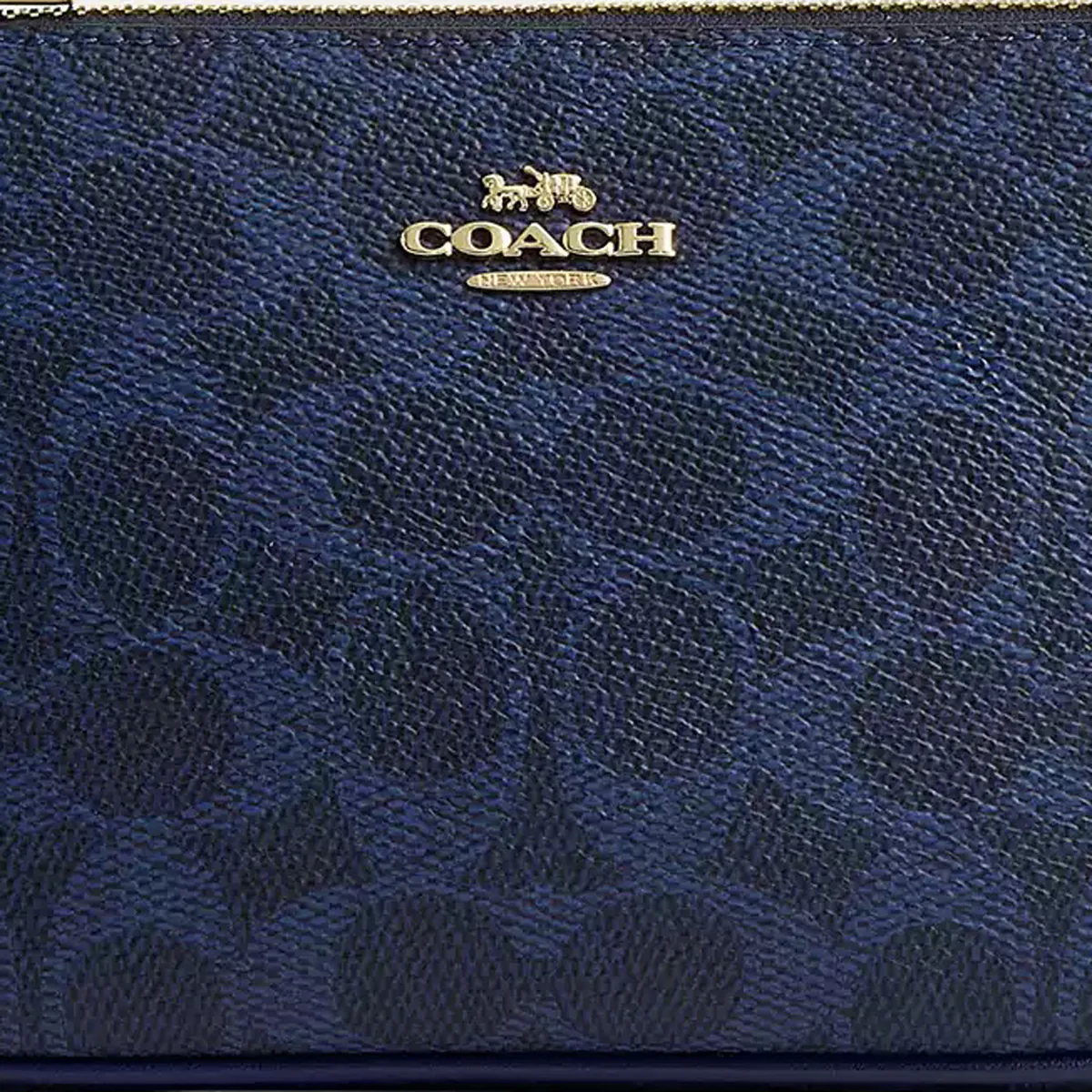 Caoch Nolita 19 signature canvas-Gold-Navy Caoch Nolita 19 signature canvas Gold Navy