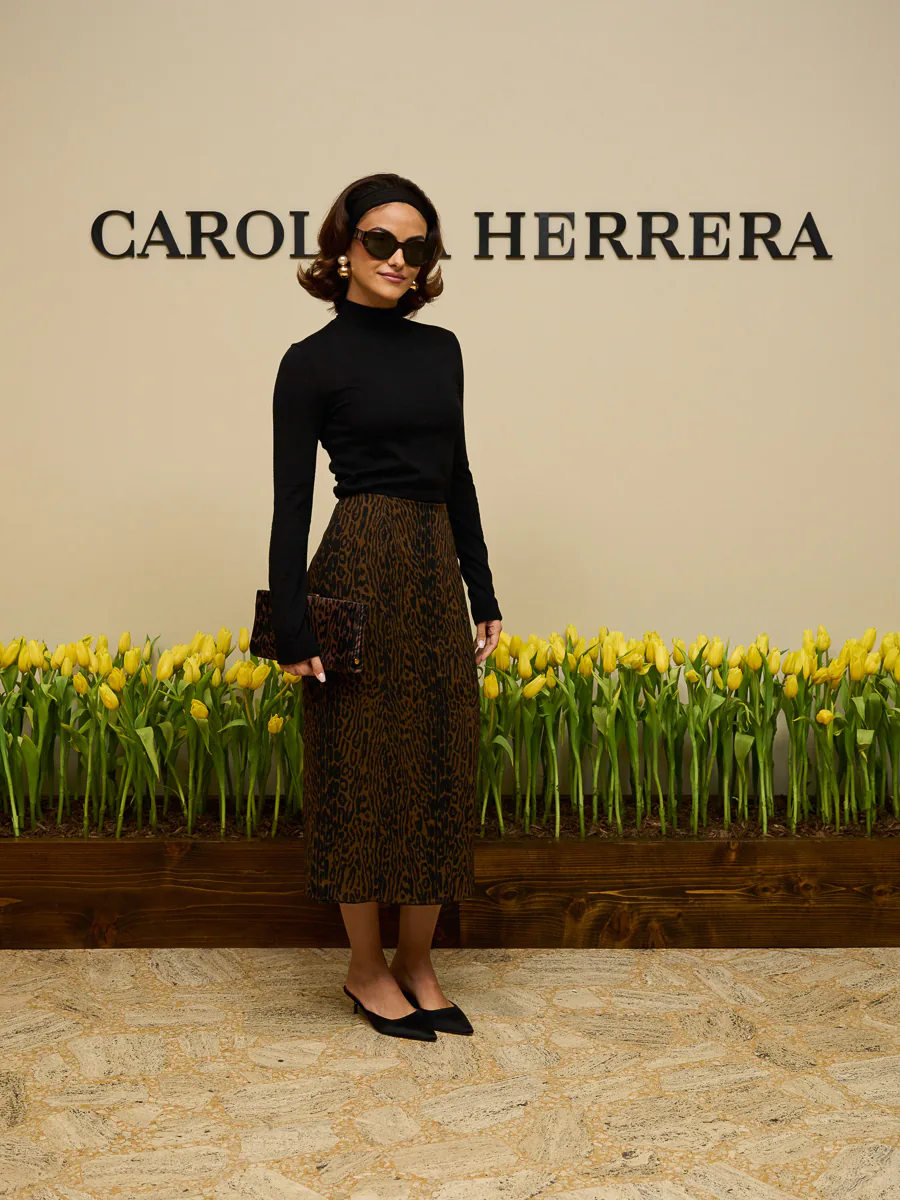 Carolina Herrera Camila Mendes Carolina Herrera S27 Photocall