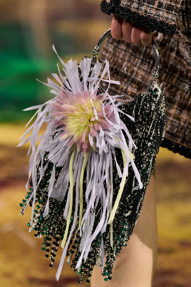 Chanel Beaded Feather Bag1