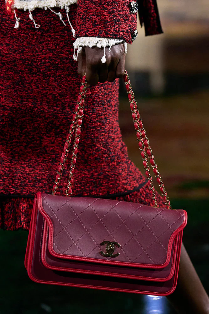 Chanel Red and Burgundy Bag1