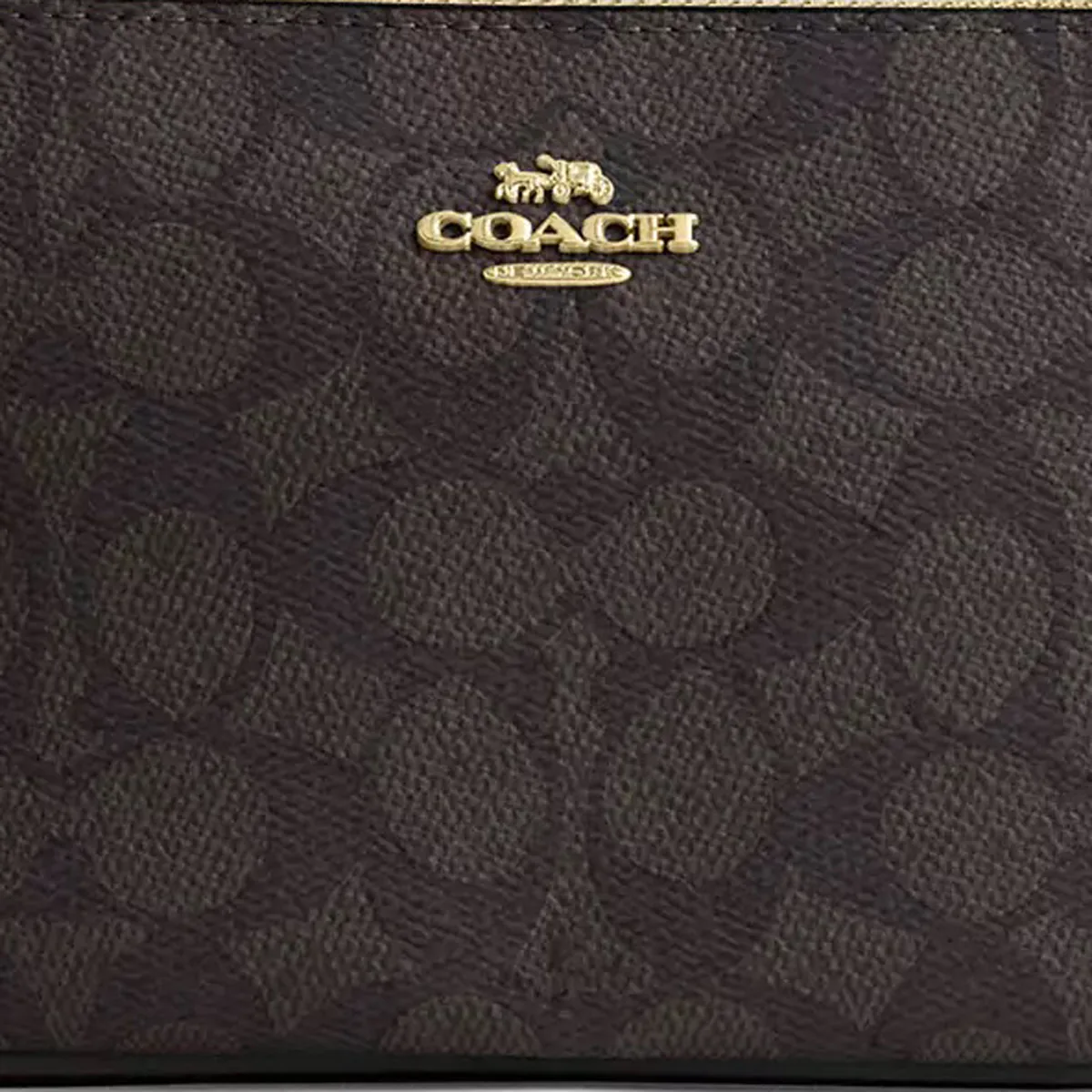 Coach Nolita 19 In Signature Canvas -Gold-Walnut-Black Coach Nolita 19 In Signature Canvas Gold Walnut Black