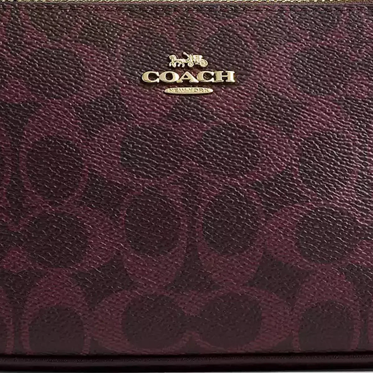 Coach Nolita 19 signature canvas-Gold-Black Currant Coach Nolita 19 signature canvas Gold Black Currant