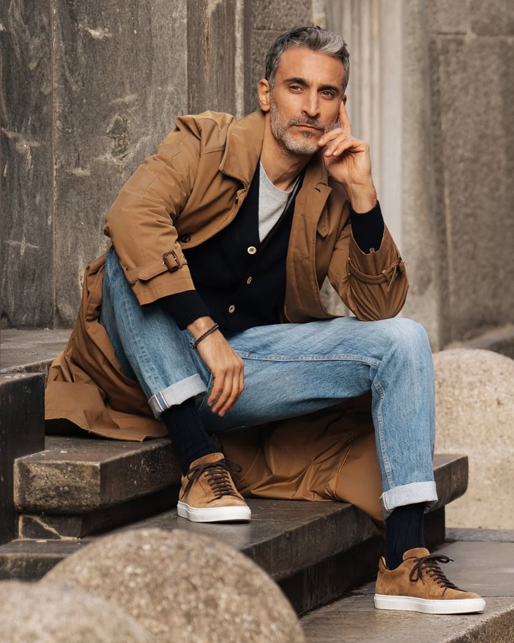 Velasca minimalist suede sneakers