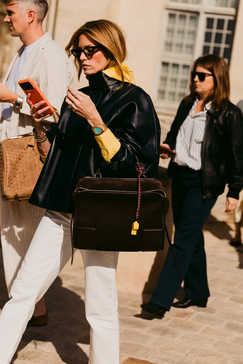 LOEWE Large Amazona 180 Bag in Suede
