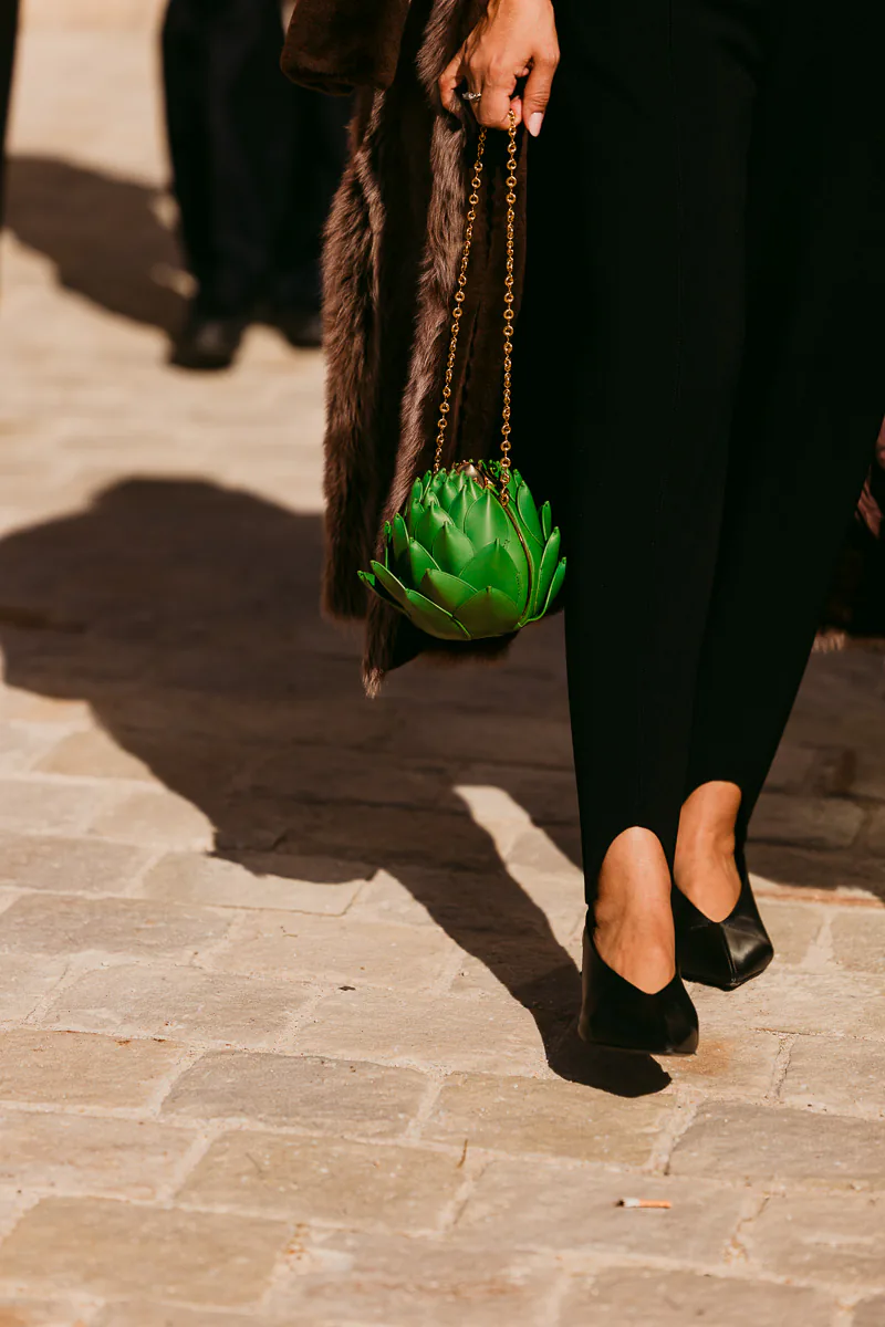 LOEWE x Paulas Ibiza Leather Artichoke Clutch Bag