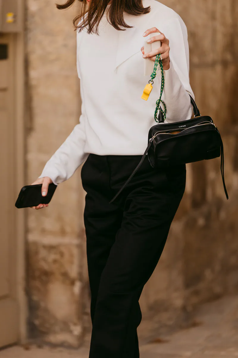 Loewe Mini Amazona 180 Bag in black