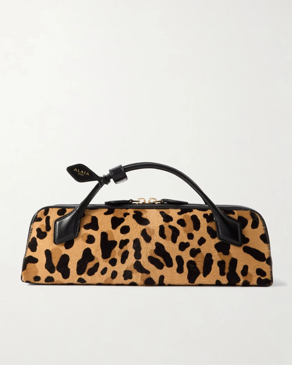Alaïa Le Teckel Calf Hair Clutch