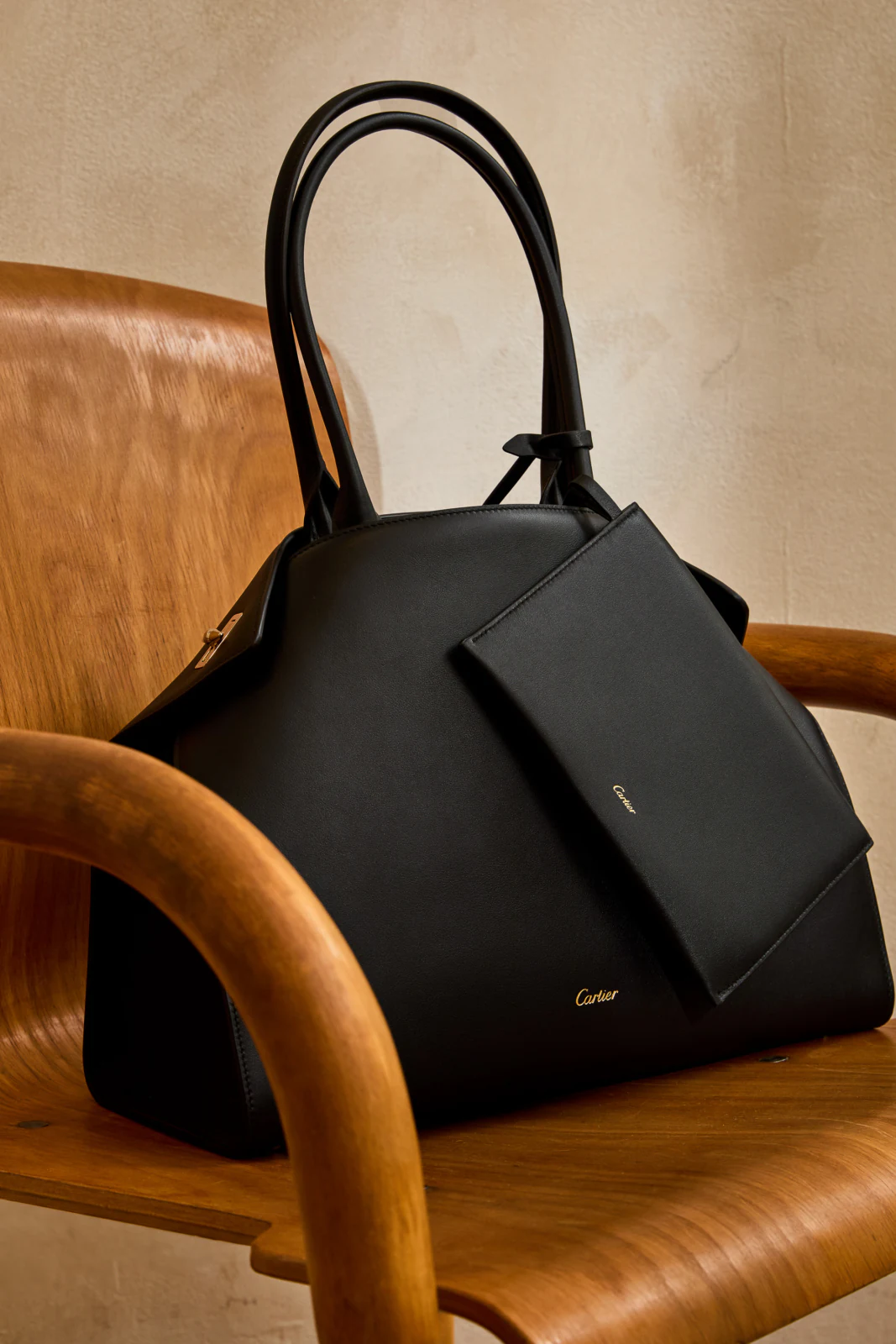 Cartier Clash de Cartier Large Tote Bag, Black