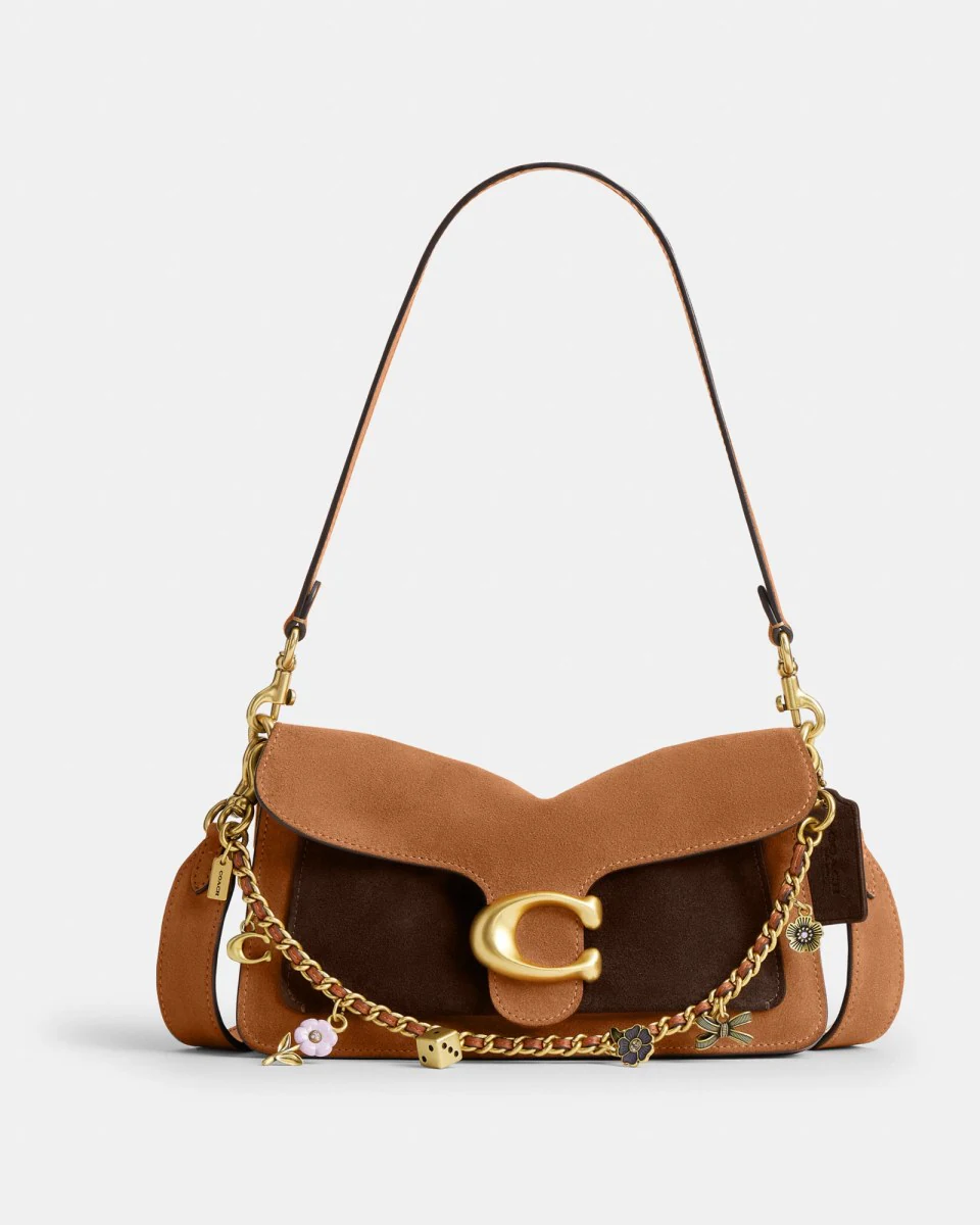Coach Tabby Shoulder Bag 26, Inspired by Lilas in Brass/Caramel Multi