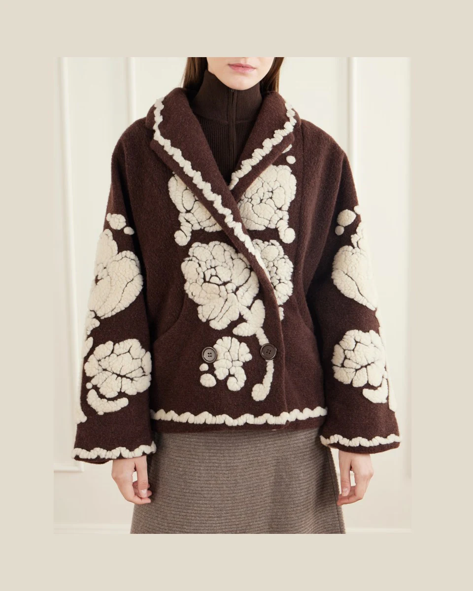 Farm Rio Brushed Fleece Jacket