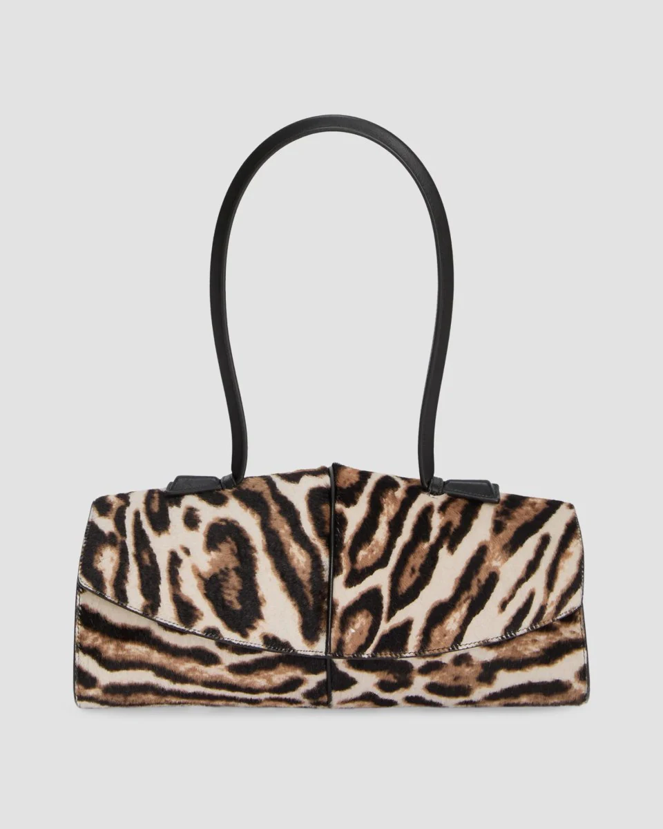 Jil Sander Linea Leopard Shoulder Bag