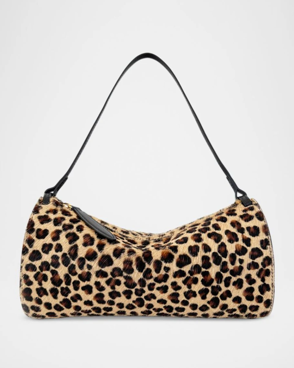 Neous Gemini Pony Hair & Leather Shoulder Bag