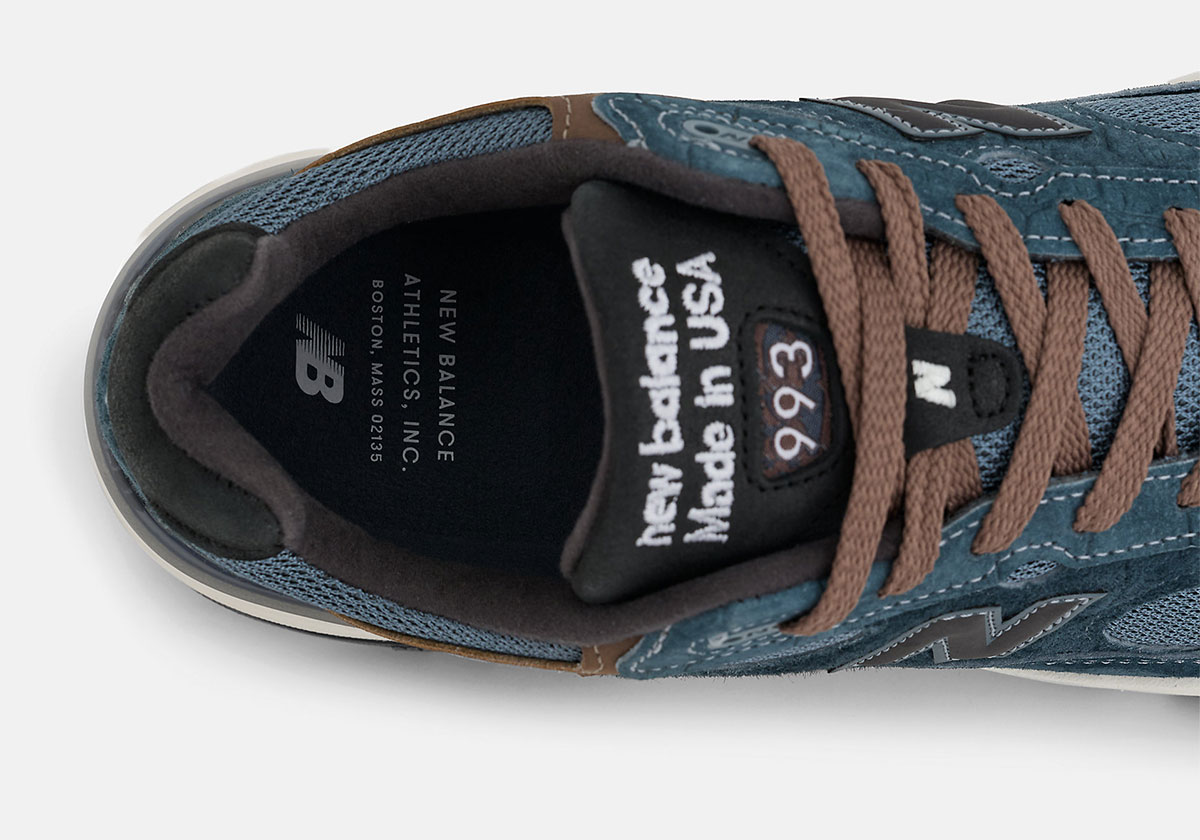 New Balance 993 Made In Usa Shadow Blue Cortado U993bc 2