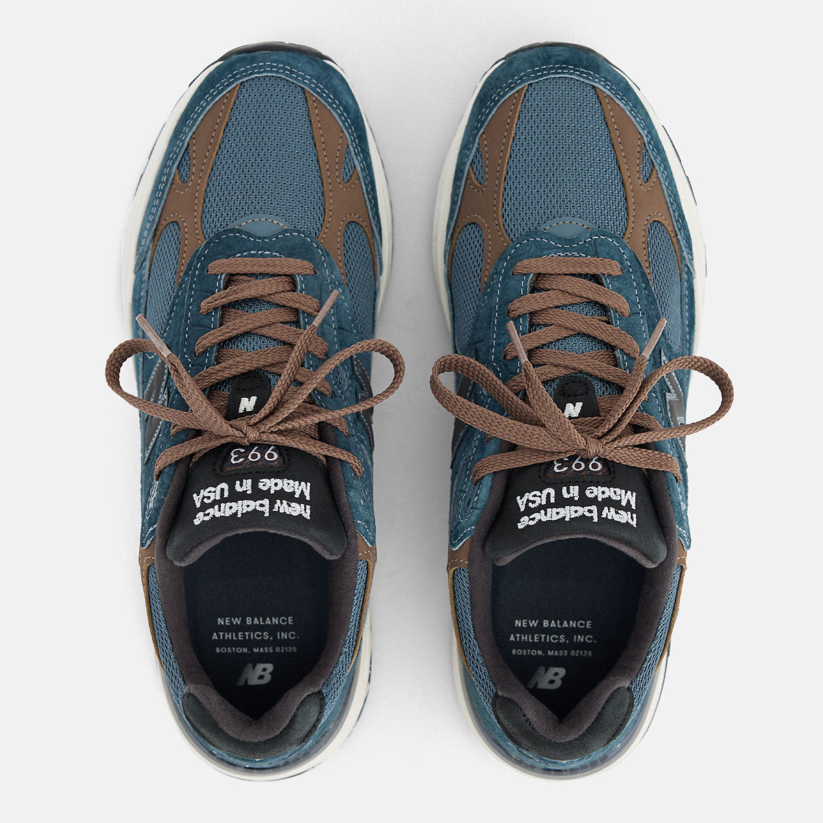 New Balance 993 Made In Usa Shadow Blue Cortado U993bc 7