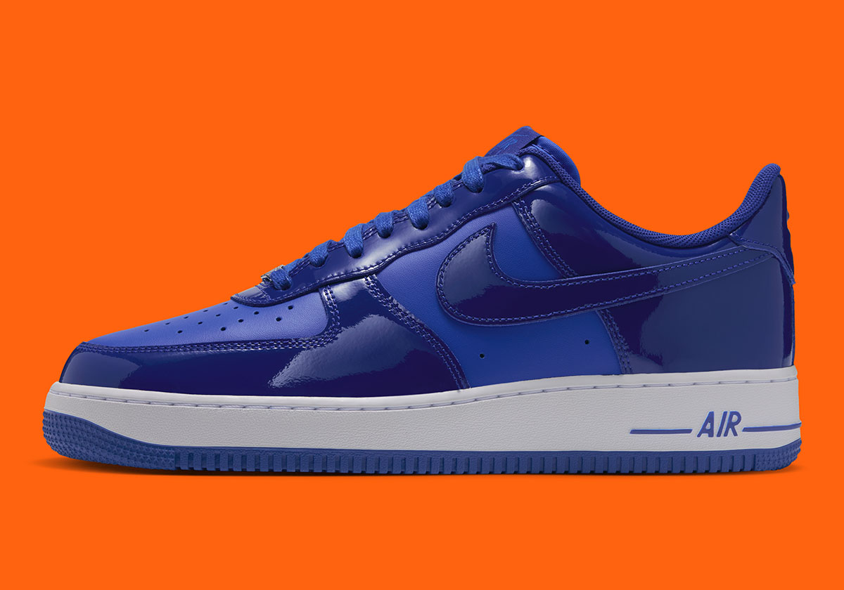 Nike Air Force 1 Low Deep Royal Blue Patent Leather Ja3766 400 3