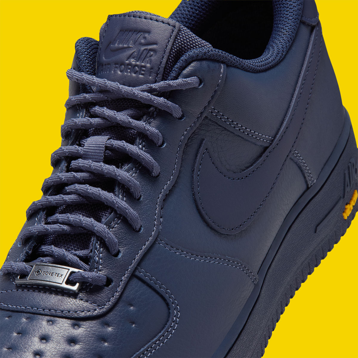 Nike Air Force 1 Low Gore Tex Vibram Thunder Blue Speed Yellow Obsidian Hv5953 400 9