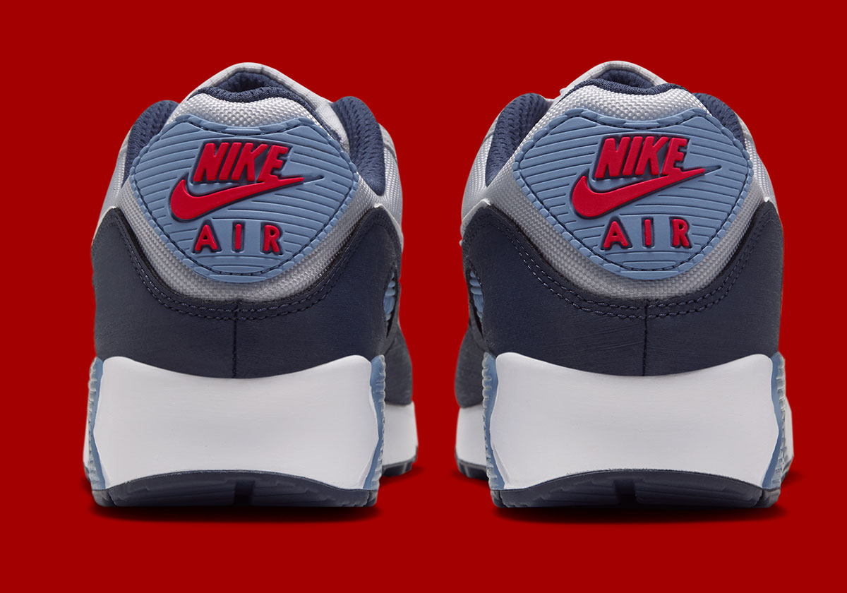 Nike Air Max 90 Geyser Grey Thunder Blue Hq3817 094 7