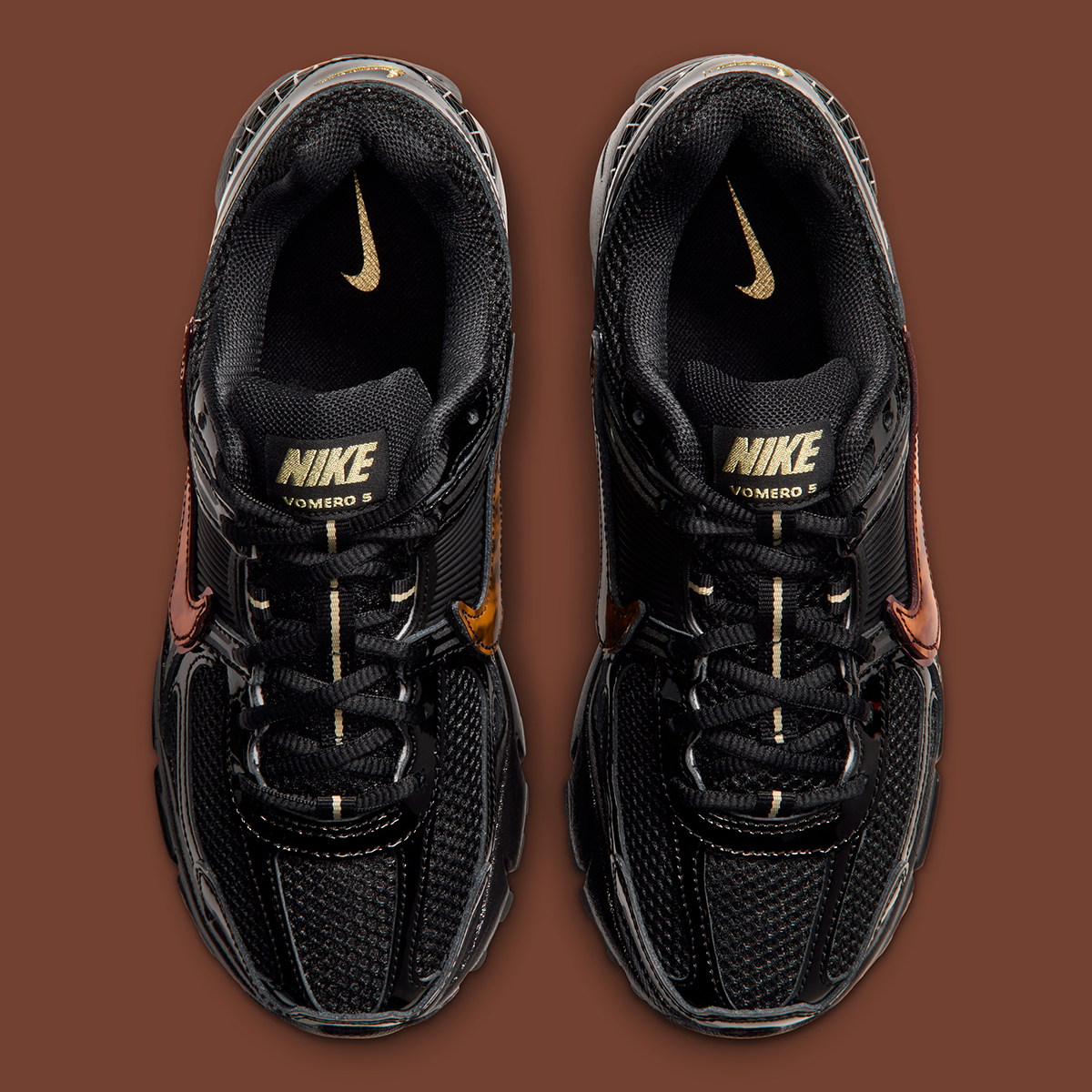 Nike Zoom Vomero 5 Black Multi Color Metallic Gold Ix4834 010 6