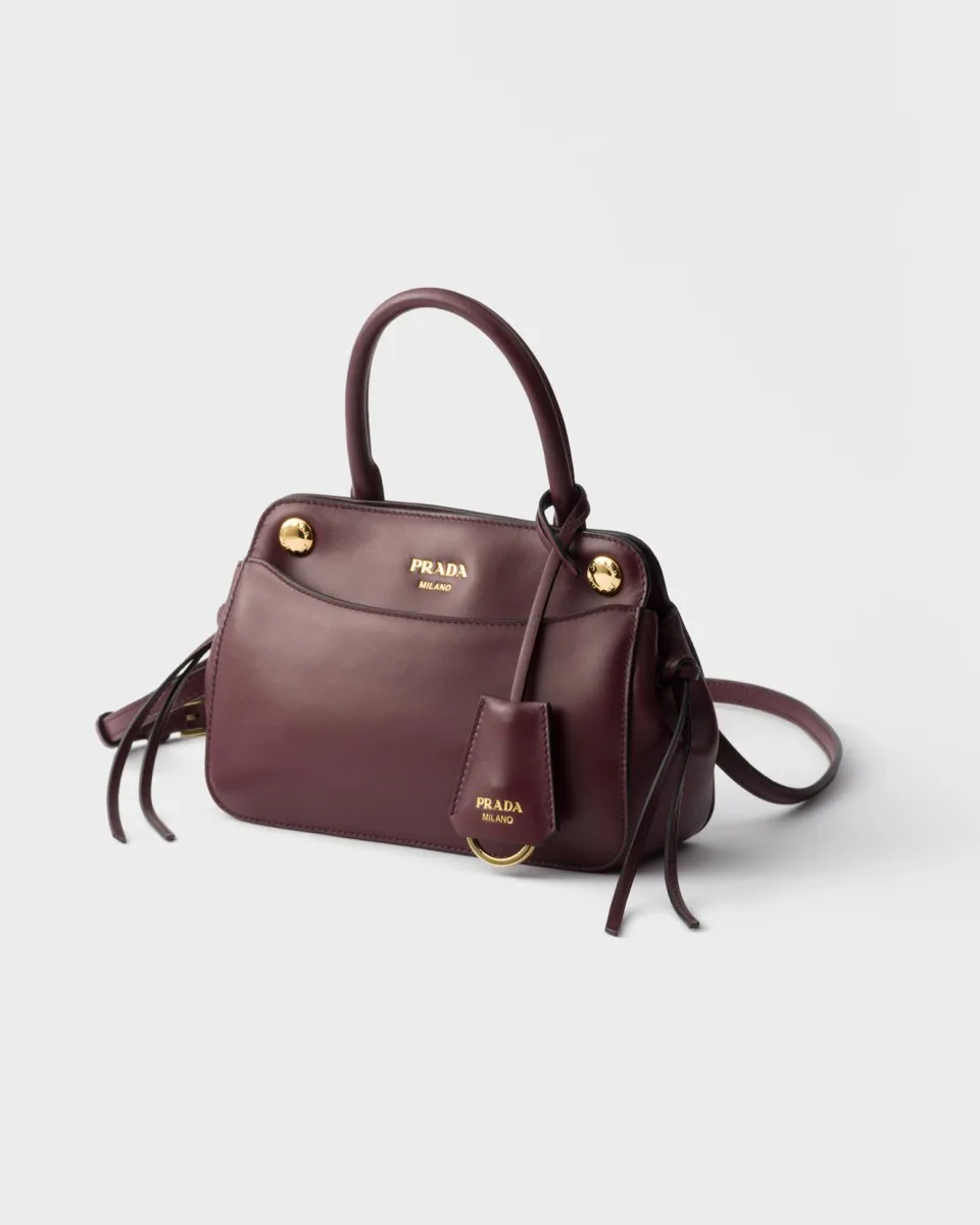 Prada Carry Mini Leather Handbag