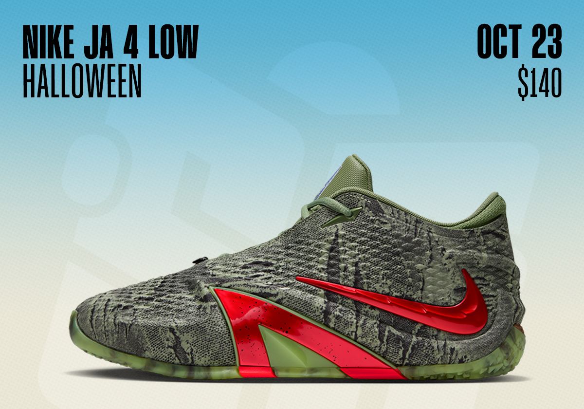 Sneaker Releases October 18 24 2026 Nike Ja 4 Low Halloween