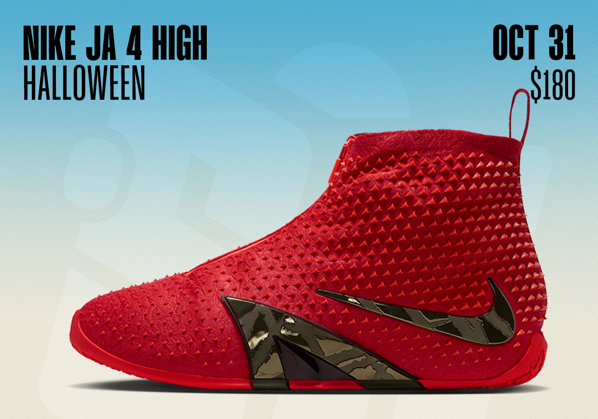 Sneaker Releases October 25 31 2026 Nike Ja 4 High Halloween