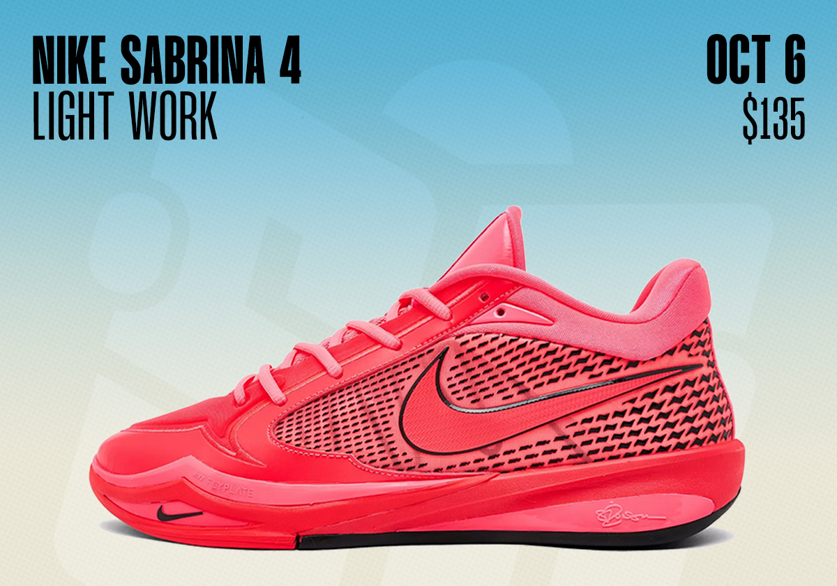 Sneaker Releases October 4 October 10 2026 Nike Sabrina 4